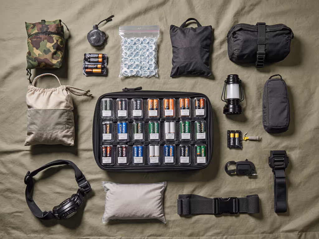 camping_gear_organizer_with_labeled_battery_storage_compartments
