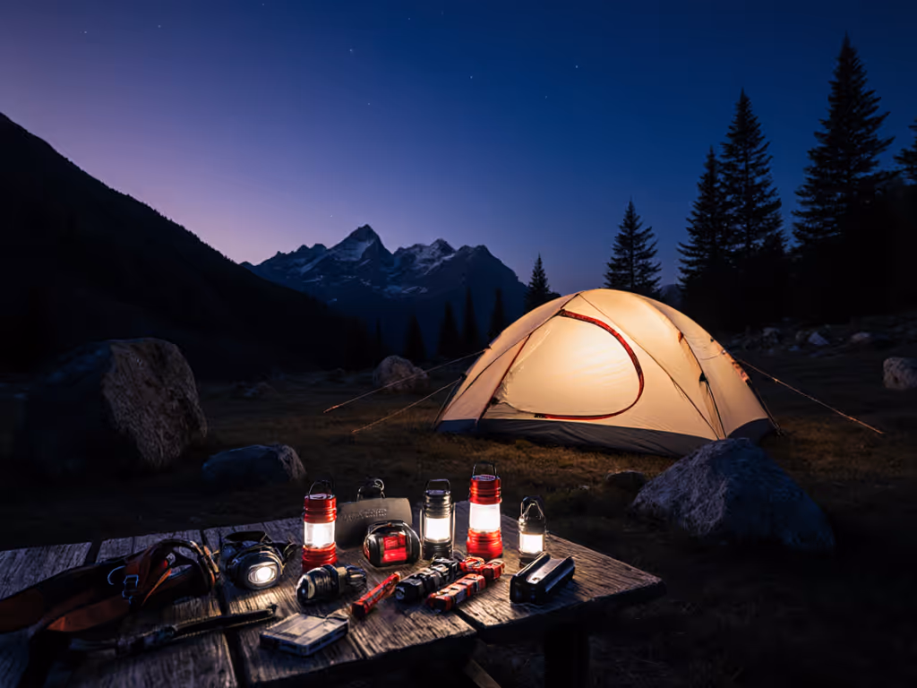 Tent Camping Lights: Layered Emergency Redundancy System