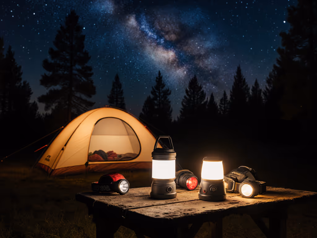 Adjustable LED Camping Lighting: Warm Dimming for Night Vision