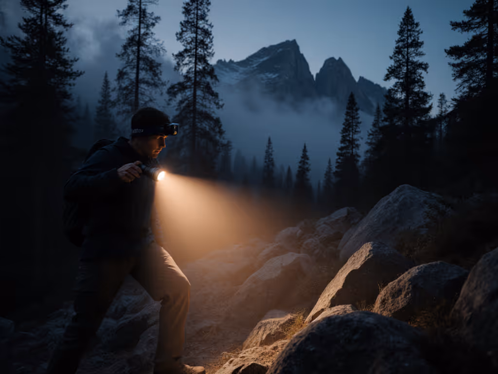 Best Night Hiking Headlamps: Streamlight Beam Distance Tested