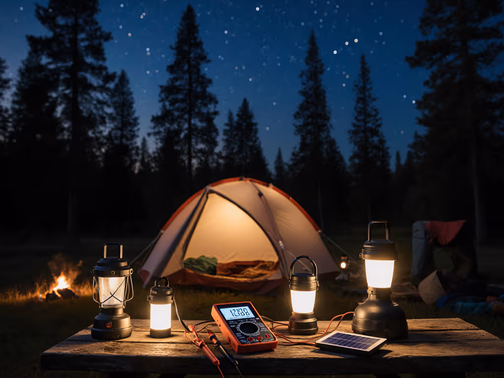 Best Camping Solar Lights: Real Battery Capacity Tested