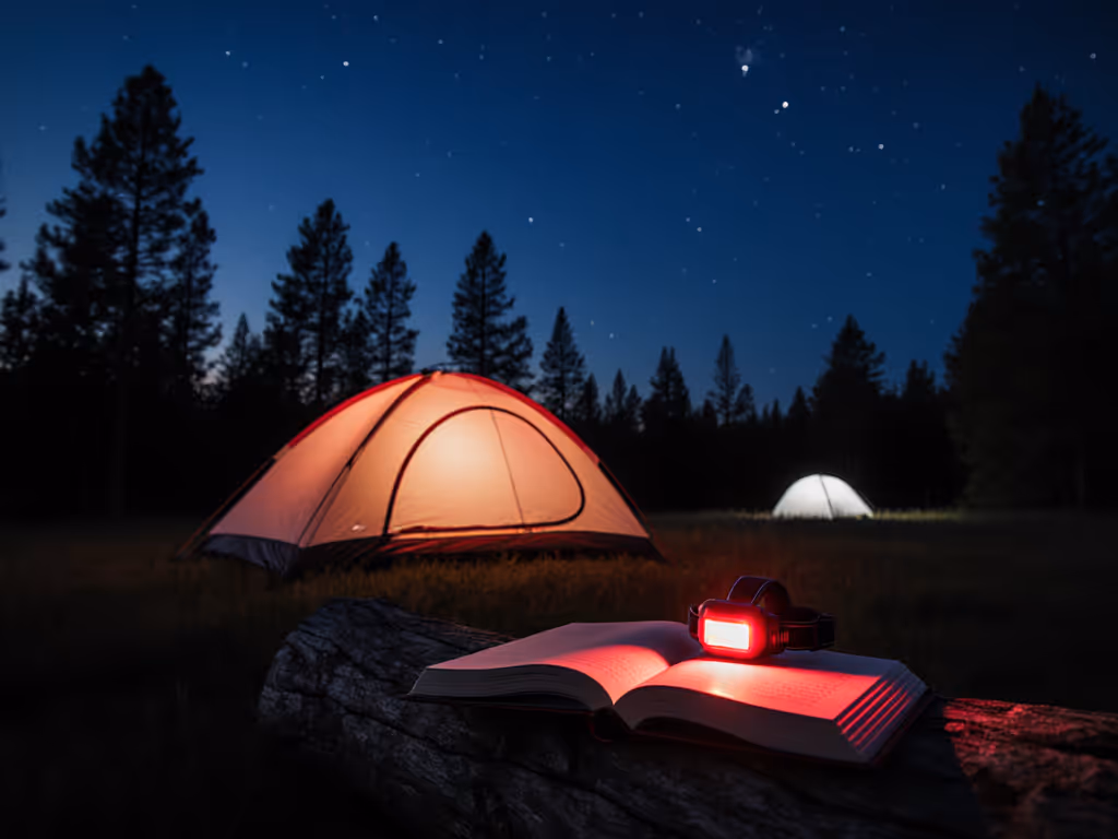 Red Light Camping: Fix Light Impact on Sleep Science