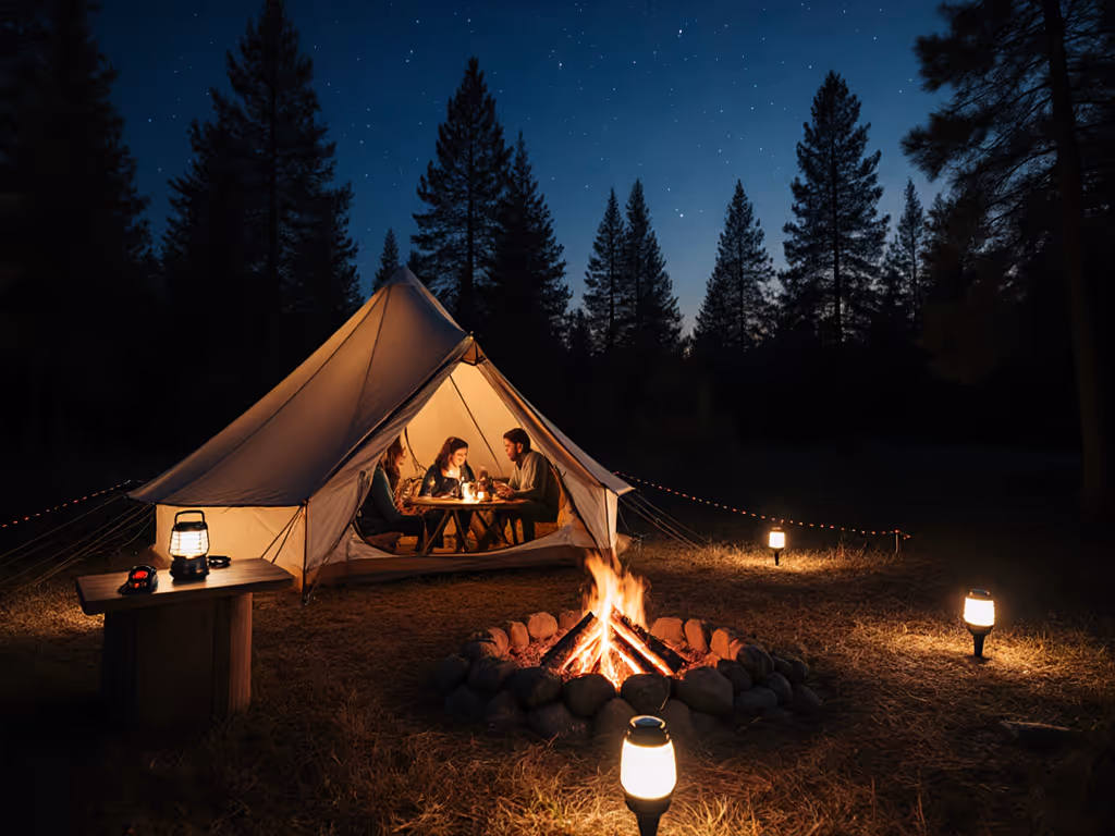 Camp Lighting Guide: Warm Ambiance Without Glare