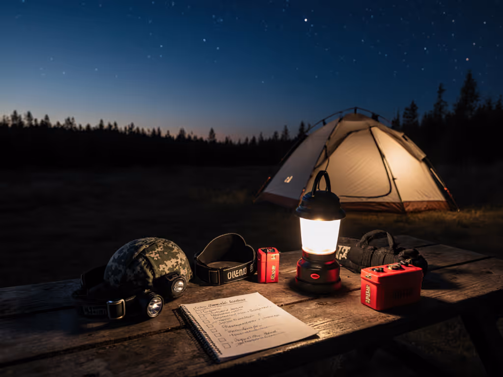 11/11/2025 Campout: Dark-Sky Lighting Checklist, Battery-Saving Gear &amp; Setup Tips